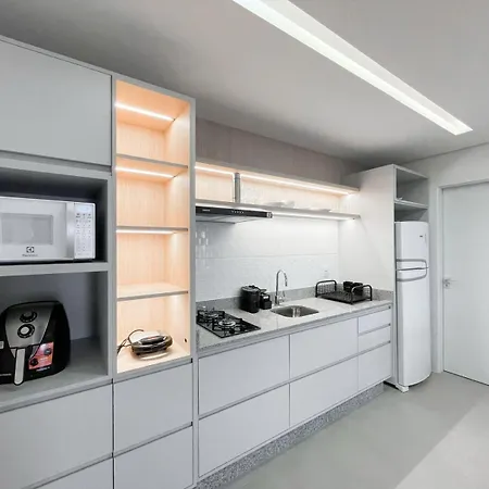 Lindo Flat Planejado Com Vista Para Cidade Campo Grande  Exterior photo