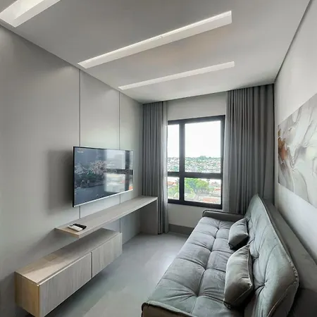 Lindo Flat Planejado Com Vista Para Cidade Campo Grande  Exterior photo